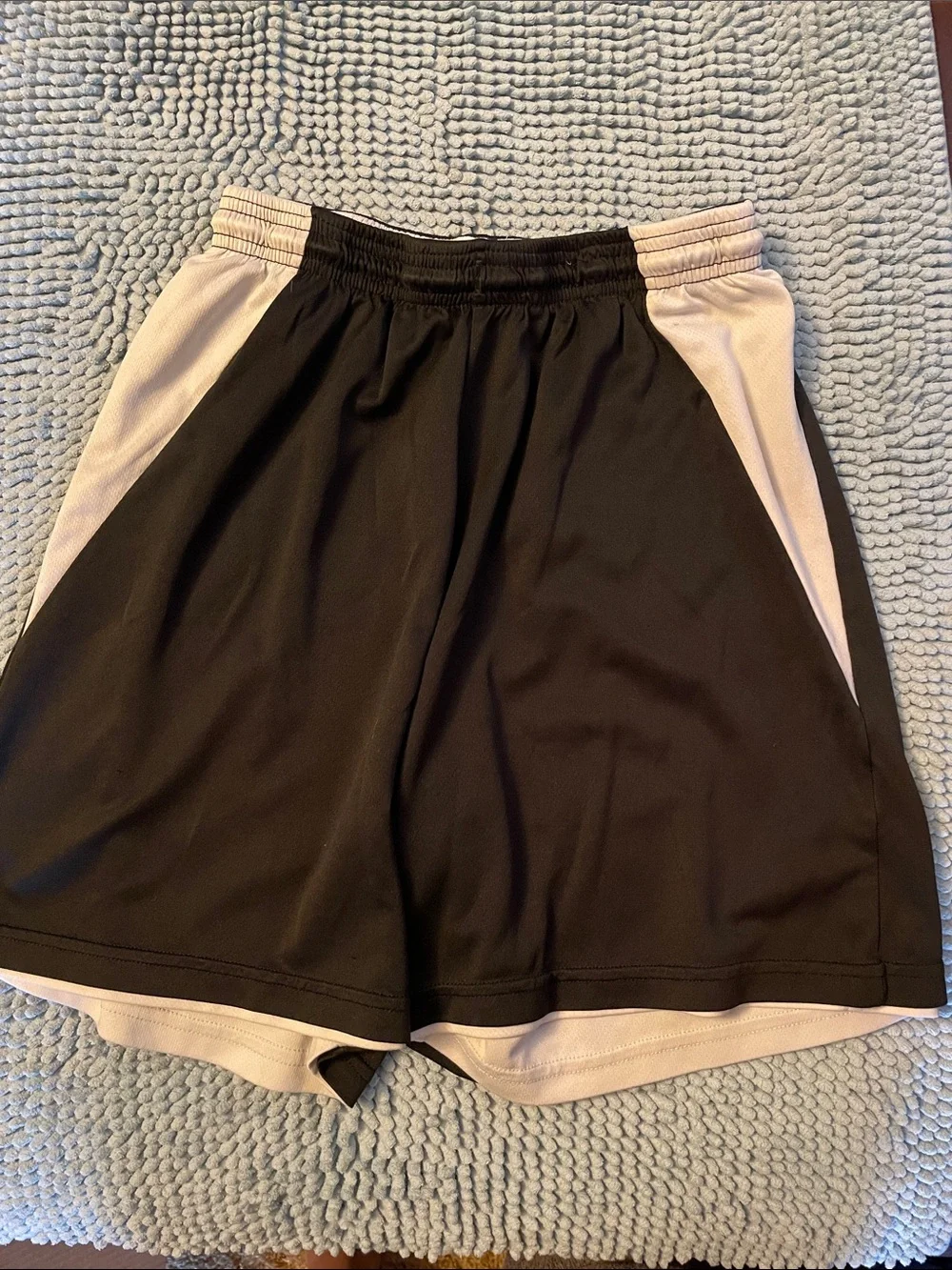 Set of 3 - Kids Athletic Shorts - Black, Red, Gray - Multipack